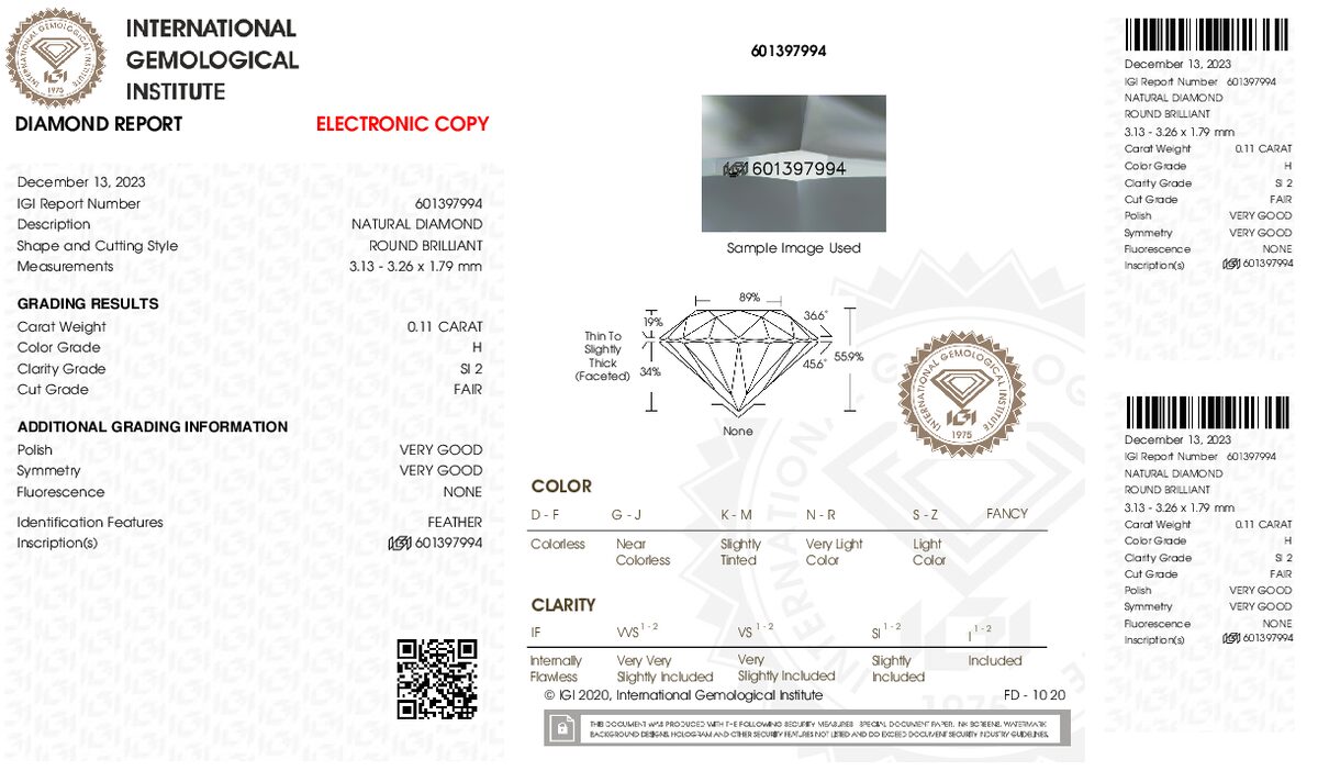 View certificate