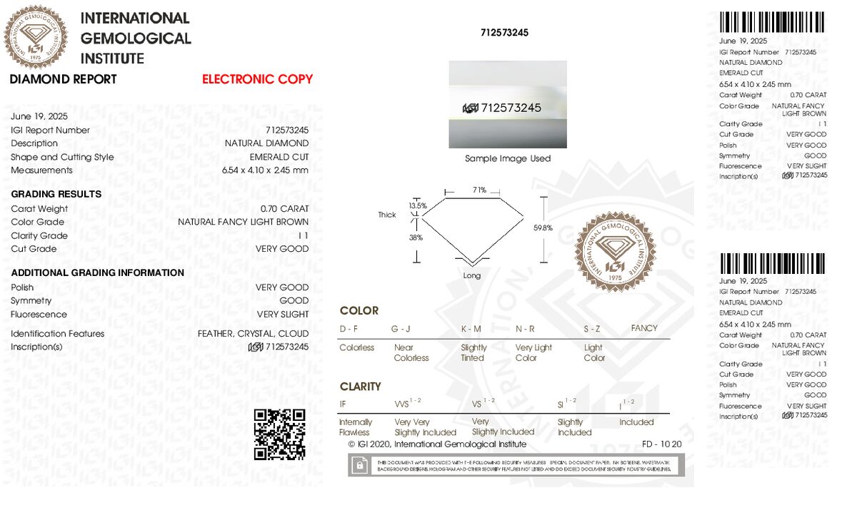 View certificate