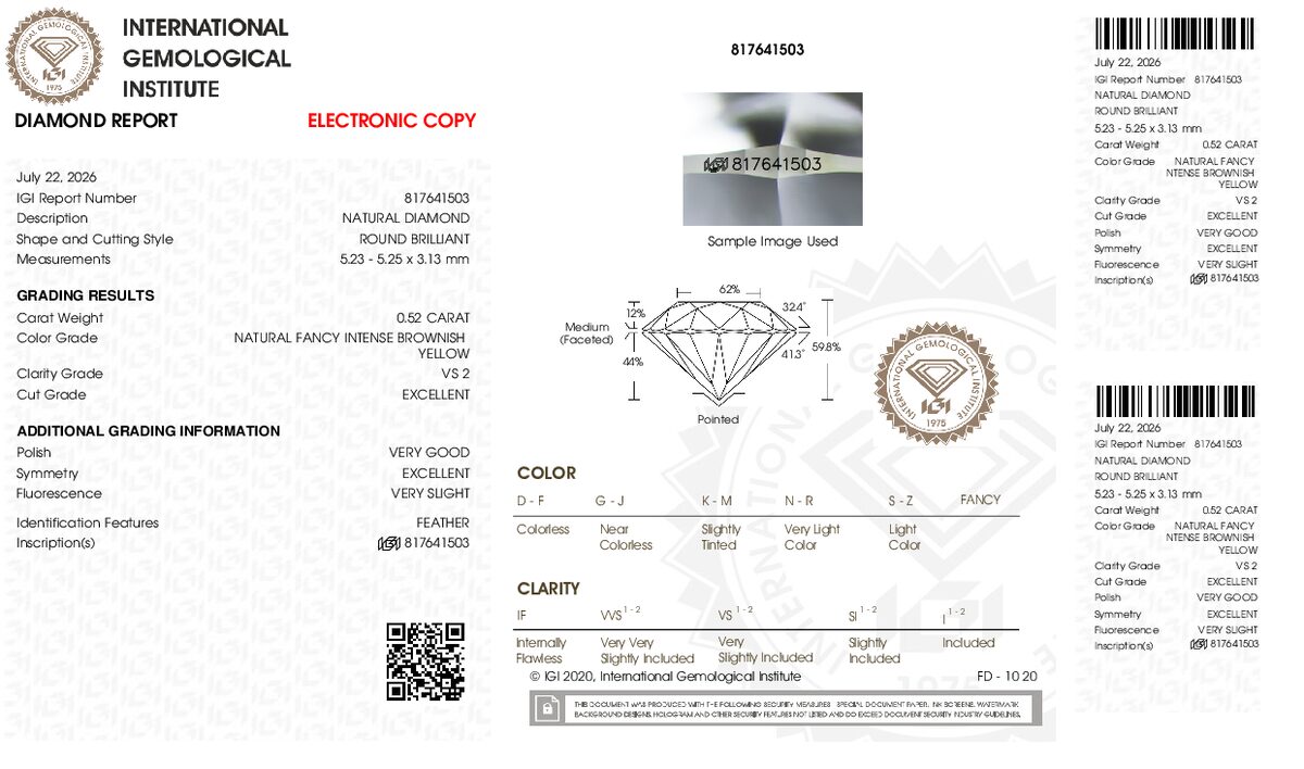 View certificate