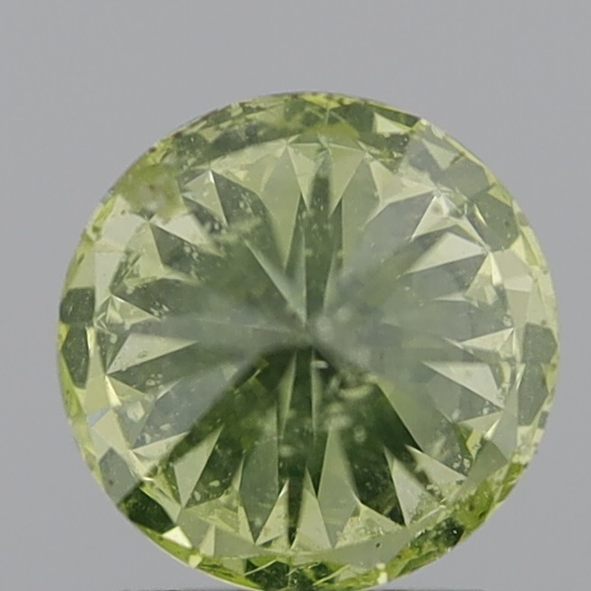 2.02 Carat Round Brilliant Fancy Intense Yellow I1