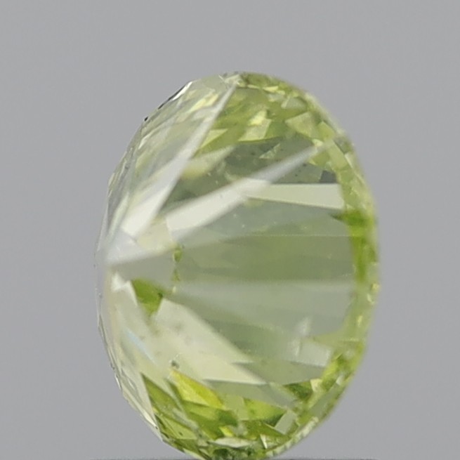 2.02 Carat Round Brilliant Fancy Intense Yellow I1