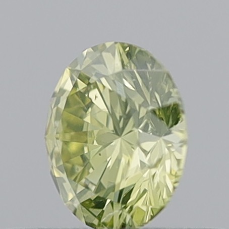0.53 Carat Round Brilliant Fancy Intense Brownish Yellow VS2
