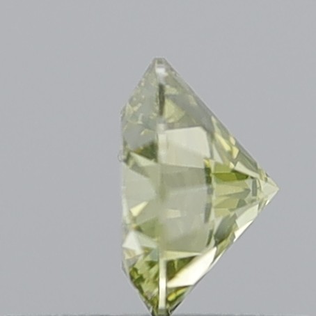 0.53 Carat Round Brilliant Fancy Intense Brownish Yellow VS2