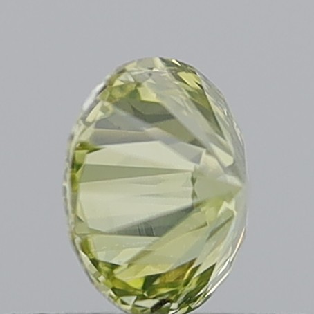 0.53 Carat Round Brilliant Fancy Intense Brownish Yellow VS2