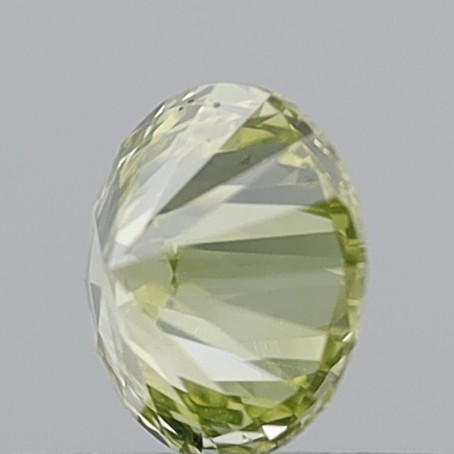 0.53 Carat Round Brilliant Fancy Intense Brownish Yellow VS2