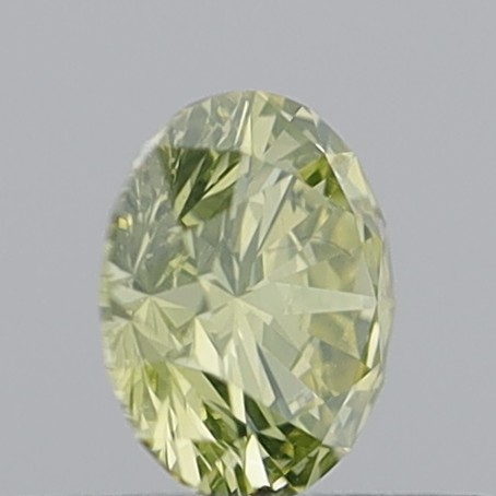0.53 Carat Round Brilliant Fancy Intense Brownish Yellow VS2