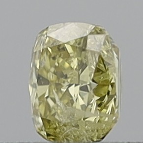 0.31 Carat Cushion Brilliant Fancy Yellowish Brown I2