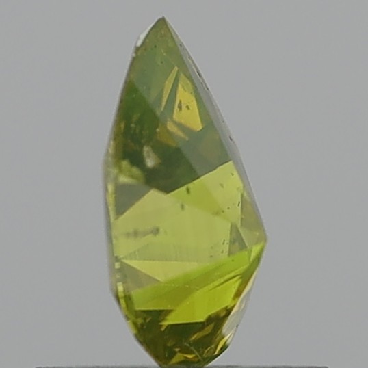 0.57 Carat Pear Brilliant Fancy Intense Brownish Yellow SI2