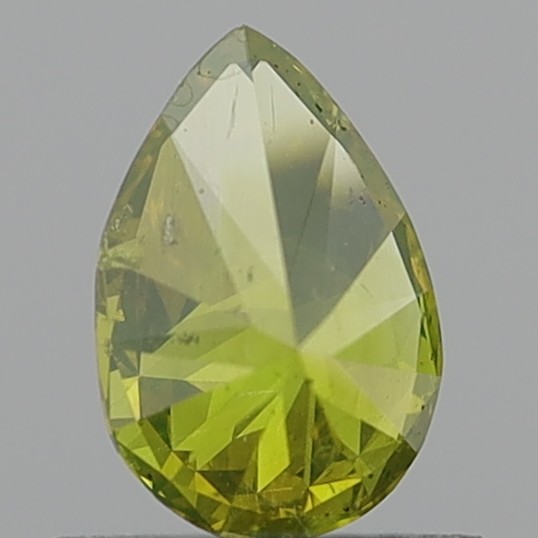 0.57 Carat Pear Brilliant Fancy Intense Brownish Yellow SI2
