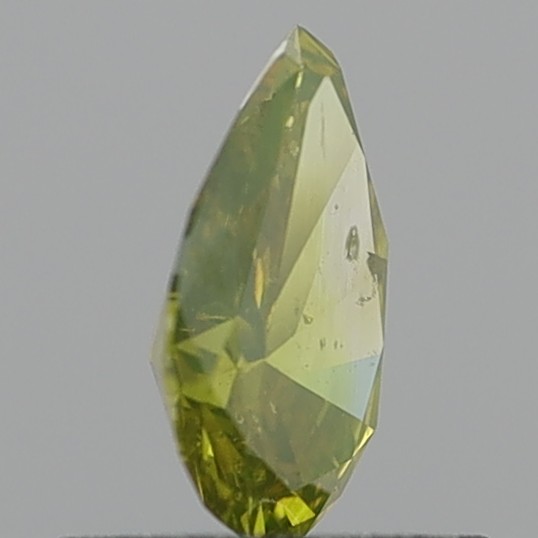 0.57 Carat Pear Brilliant Fancy Intense Brownish Yellow SI2