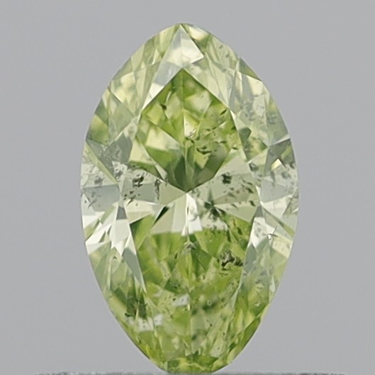 0.46 Carat Marquise Fancy Greenish Yellow I3