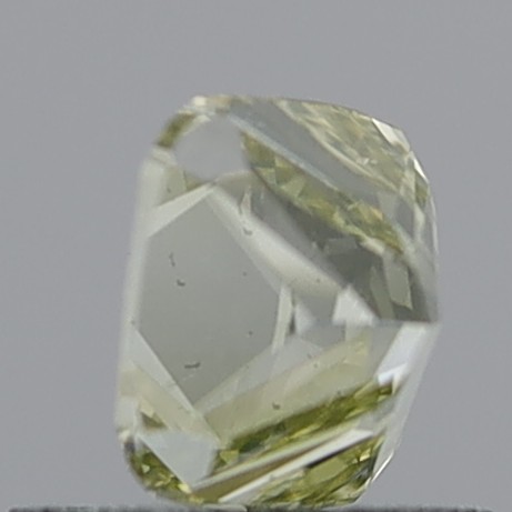0.74 Carat Cushion Modified Brilliant Fancy Light Brownish Yellow VS2