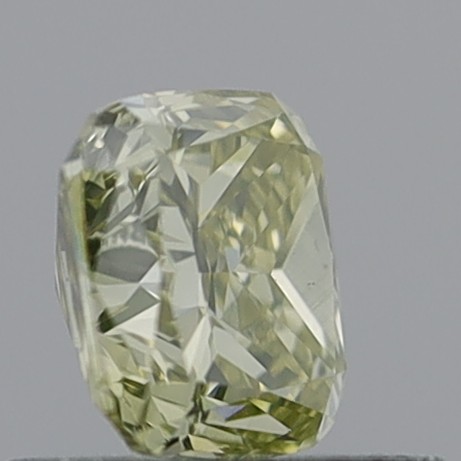 0.74 Carat Cushion Modified Brilliant Fancy Light Brownish Yellow VS2