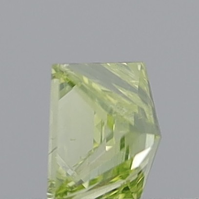 0.38 Carat Princess Fancy Intense Greenish Yellow I1