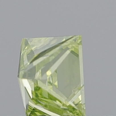 0.38 Carat Princess Fancy Intense Greenish Yellow I1