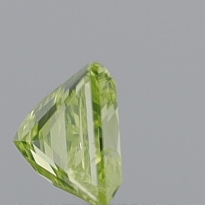 0.38 Carat Princess Fancy Intense Greenish Yellow I1