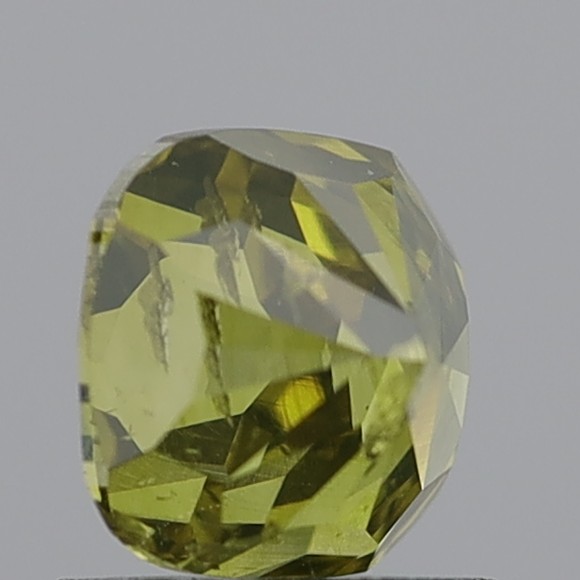 1.44 Carat Cushion Modified Brilliant Fancy Deep Yellowish Blue I1