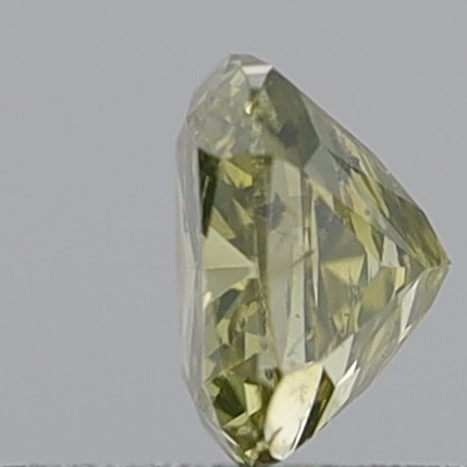 0.63 Carat Cushion Modified Brilliant Fancy Yellowish Brown SI2