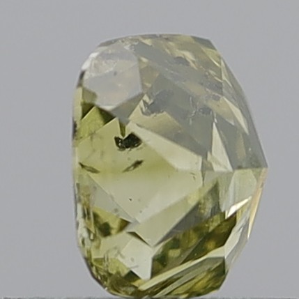 0.63 Carat Cushion Modified Brilliant Fancy Yellowish Brown SI2