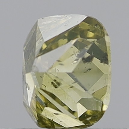 0.63 Carat Cushion Modified Brilliant Fancy Yellowish Brown SI2