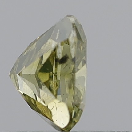 0.63 Carat Cushion Modified Brilliant Fancy Yellowish Brown SI2