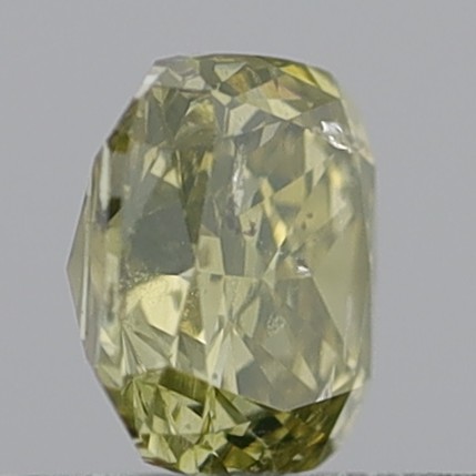 0.63 Carat Cushion Modified Brilliant Fancy Yellowish Brown SI2