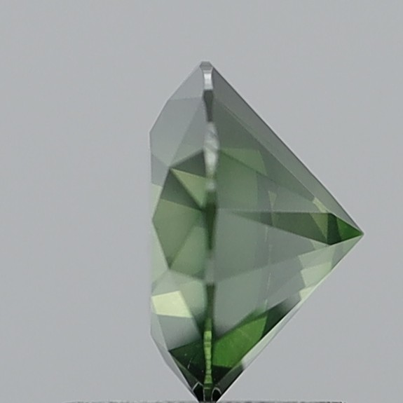 1.01 Carat Round Fancy Deep Yellowish Green SI2