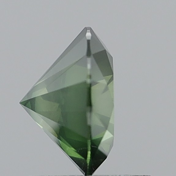 1.01 Carat Round Fancy Deep Yellowish Green SI2