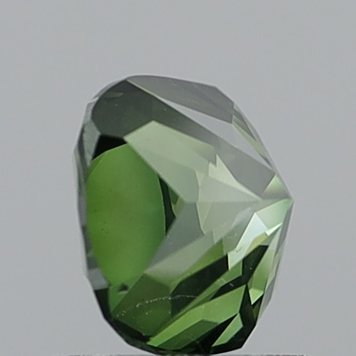 1.50 Carat Cushion Modified Brilliant Fancy Deep Yellowish Green SI2