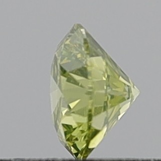 0.35 Carat Round Brilliant Fancy Intense Greenish Yellow VS1