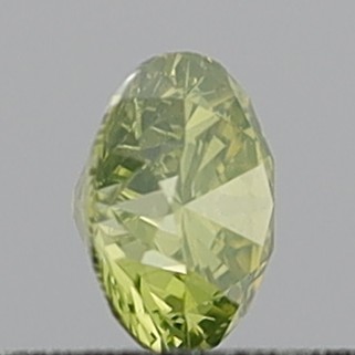 0.35 Carat Round Brilliant Fancy Intense Greenish Yellow VS1
