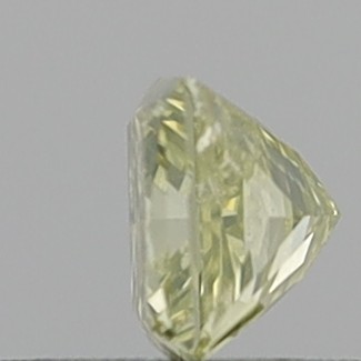 0.46 Carat Princess Step Cut Fancy Brownish Yellow I1