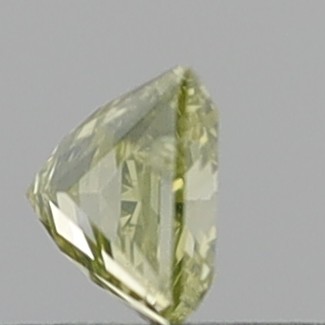 0.46 Carat Princess Step Cut Fancy Brownish Yellow I1