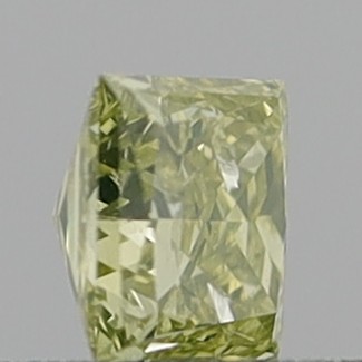 0.46 Carat Princess Step Cut Fancy Brownish Yellow I1
