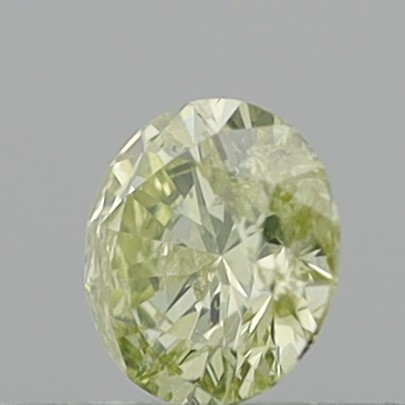 0.31 Carat Round Brilliant Fancy Light Yellow I2