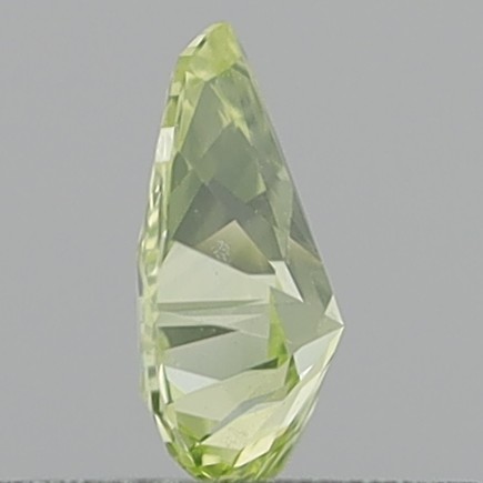 0.29 Carat Pear Brilliant Fancy Intense Greenish Yellow SI2