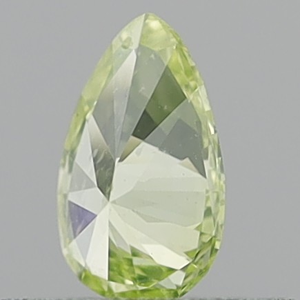 0.29 Carat Pear Brilliant Fancy Intense Greenish Yellow SI2