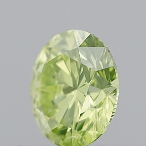 0.52 Carat Round Brilliant Fancy Intense Greenish Yellow VS1