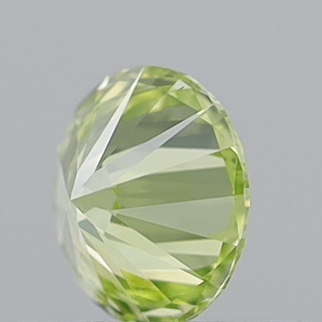 0.52 Carat Round Brilliant Fancy Intense Greenish Yellow VS1
