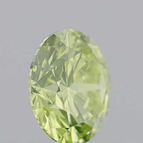 0.52 Carat Round Brilliant Fancy Intense Greenish Yellow VS1