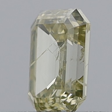 0.42 Carat Emerald Step Cut Fancy Brown I1