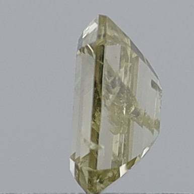 0.42 Carat Emerald Step Cut Fancy Brown I1