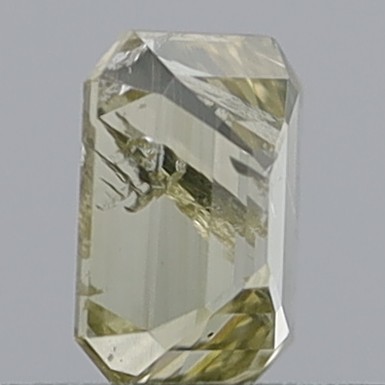 0.42 Carat Emerald Step Cut Fancy Brown I1
