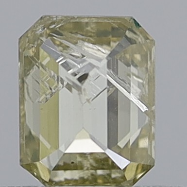 0.42 Carat Emerald Step Cut Fancy Brown I1