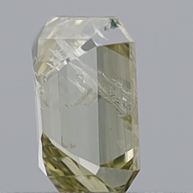 0.42 Carat Emerald Step Cut Fancy Brown I1