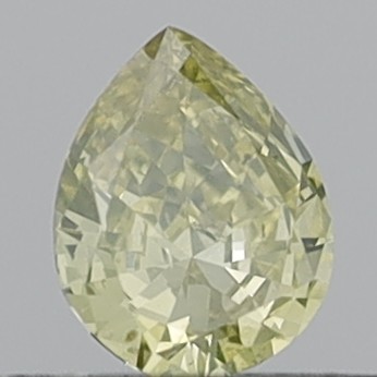 0.28 Carat Pear Brilliant Fancy Greenish Brown VS2