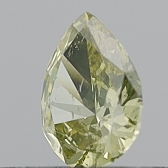 0.28 Carat Pear Brilliant Fancy Greenish Brown VS2