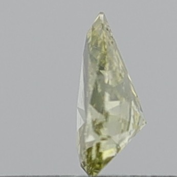 0.28 Carat Pear Brilliant Fancy Greenish Brown VS2