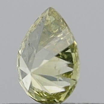 0.28 Carat Pear Brilliant Fancy Greenish Brown VS2