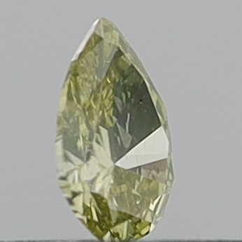 0.28 Carat Pear Brilliant Fancy Greenish Brown VS2